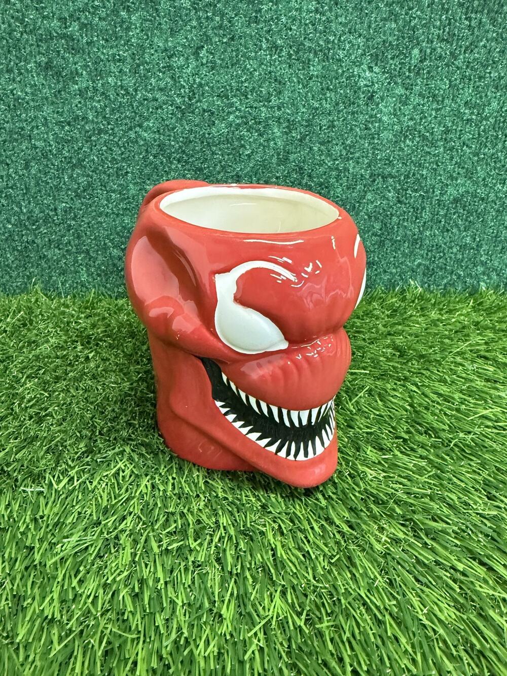Marvel Carnage 3D Sculpted Ceramic Coffee Mug Red Venom Symbiote Head Cup